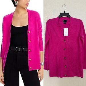 NWT C by Bloomingdale's Cashmere
Cashmere Grandfather Cardigan